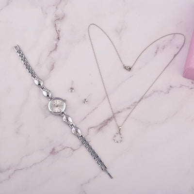 Conjunto de Regalo Reloj para Mujer con Collar y Aretes - Image 15