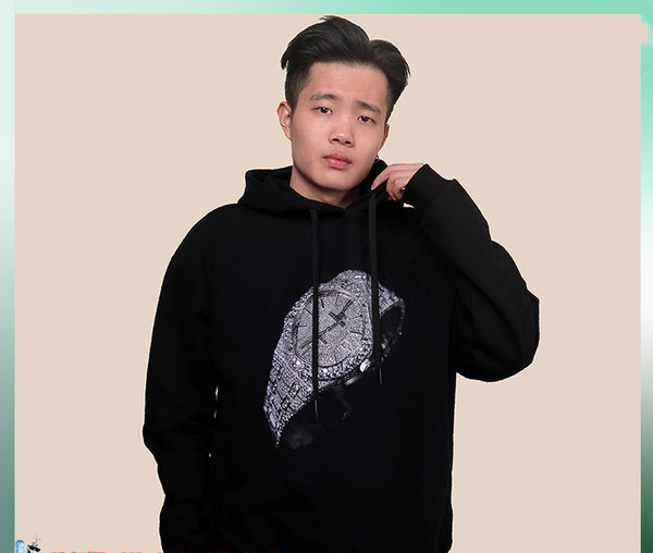 Sudadera Holgada con Capucha de Algodón Xinjiang - Estilo Hip Hop Unisex