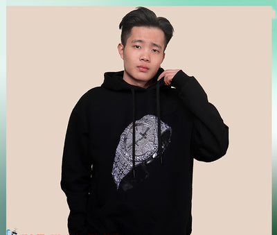 Sudadera Holgada con Capucha de Algodón Xinjiang - Estilo Hip Hop Unisex
