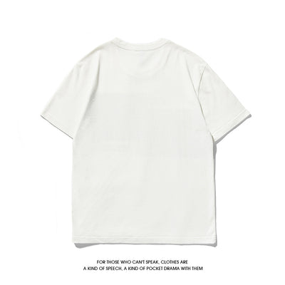 Camiseta Japonesa de Verano para Hombre - Algodón Puro de Manga Corta - Image 9