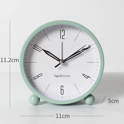 Reloj Despertador Silencioso Creativo para Estudiantes - Reloj de Mesita Luminoso - Image 6