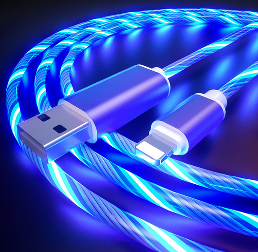 Cable de Carga USB-C Luminoso con Efecto Marquesina Multicolor - Image 7