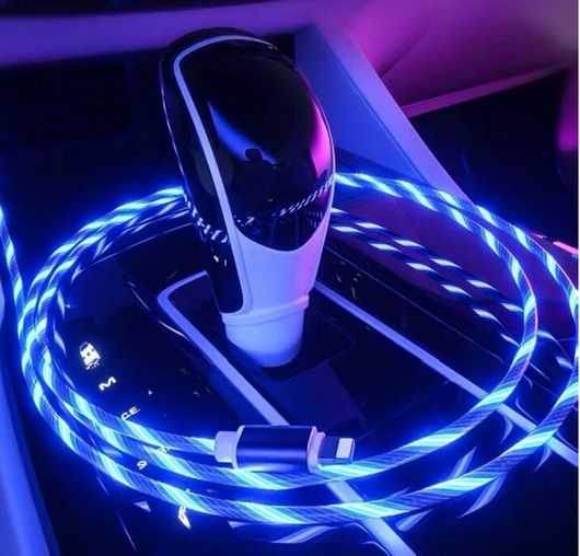 Cable de Carga USB-C Luminoso con Efecto Marquesina Multicolor - Image 9