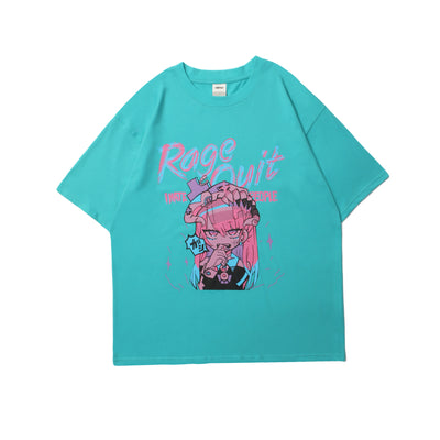 Camiseta Hip-Hop Urbana Unisex con Estampado Cartoon Trendy - Image 10