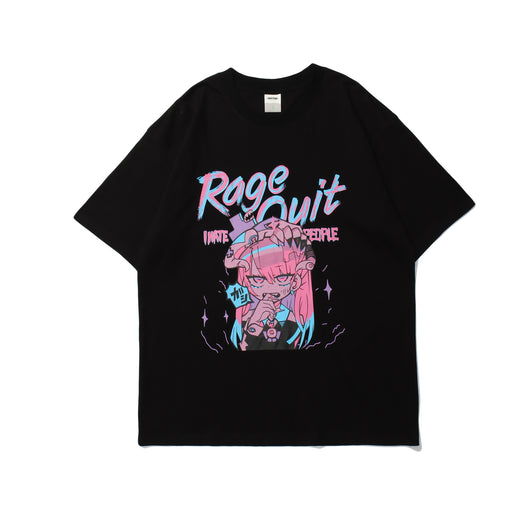 Camiseta Hip-Hop Urbana Unisex con Estampado Cartoon Trendy - Image 9