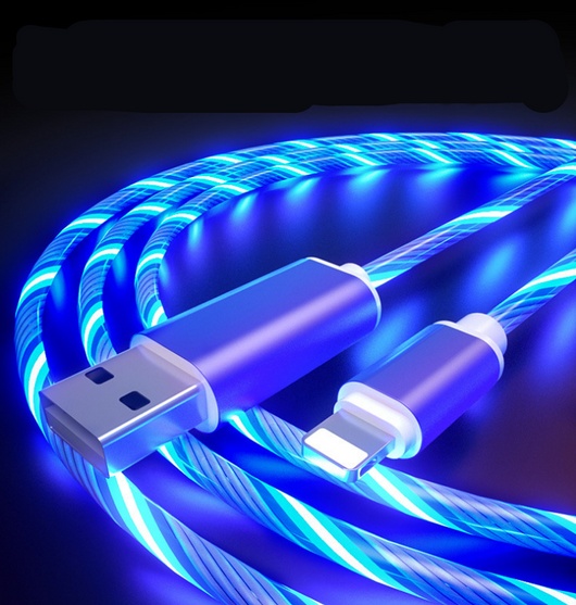 Cable de Carga USB-C Luminoso con Efecto Marquesina Multicolor - Image 5
