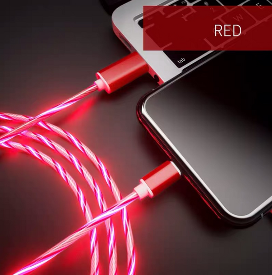 Cable de Carga USB-C Luminoso con Efecto Marquesina Multicolor - Image 4