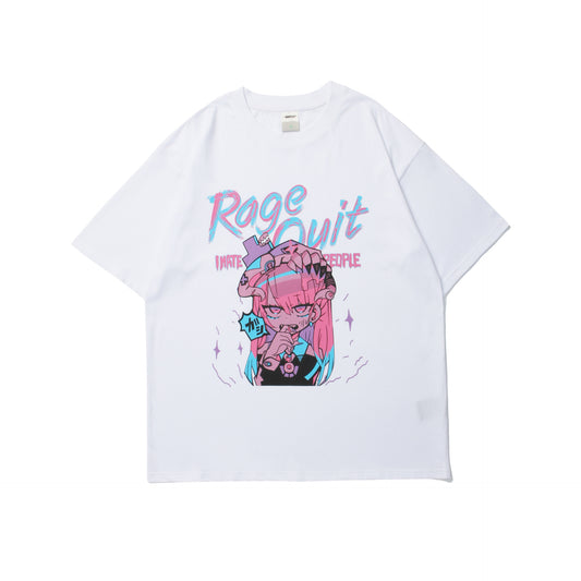 Camiseta Hip-Hop Urbana Unisex con Estampado Cartoon Trendy - Image 2
