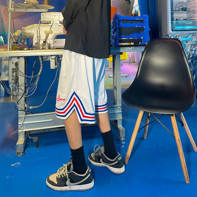 Pantalones Deportivos Holgados con Bordado de Letras - Image 2