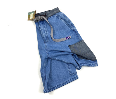 Shorts de Mezclilla Oversize Stone Washed con Detalles de Herramientas - Estilo Retro Urbano - Image 7