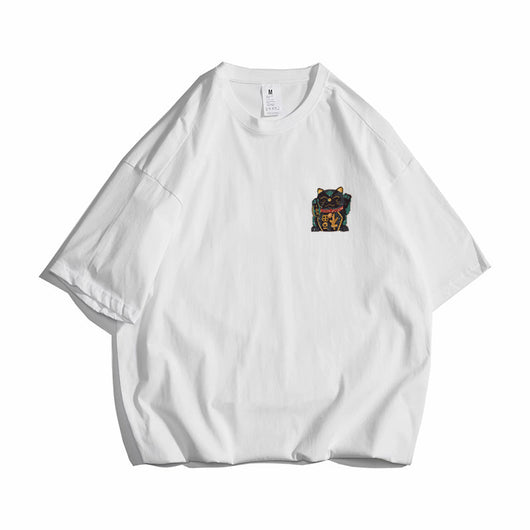 Camiseta Estilo Nacional Chino Rijindou Jinchao - Manga Corta Suelta Harajuku - Image 2