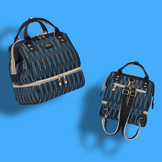 Mochila Pañalera Maternity Gris - Bolsa de Cambio Compacta para Viajes - Image 18