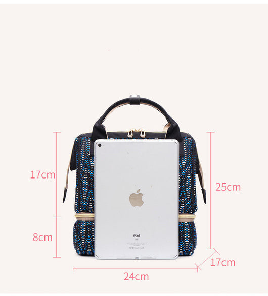 Mochila Pañalera Maternity Gris - Bolsa de Cambio Compacta para Viajes - Image 26