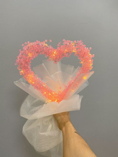 Kit DIY Ramo de Flores de Cuentas Hechas a Mano - Gipsófila y Luna - Image 15
