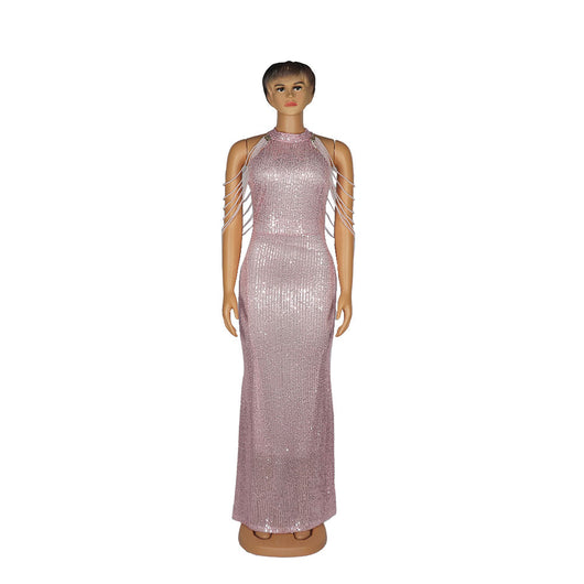 Vestido Sirena de Lentejuelas Elástico Premium para Mujer - Image 16