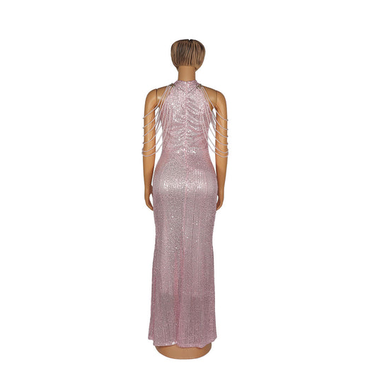 Vestido Sirena de Lentejuelas Elástico Premium para Mujer - Image 6