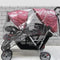 Protector Impermeable para Cochecito Doble - Asientos Delantero y Trasero