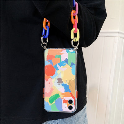 Funda Silicona Compatible con iPhone 12, 11, 8 Plus, XS, XS Max, XR - Protección Suave con Pulsera - Image 2