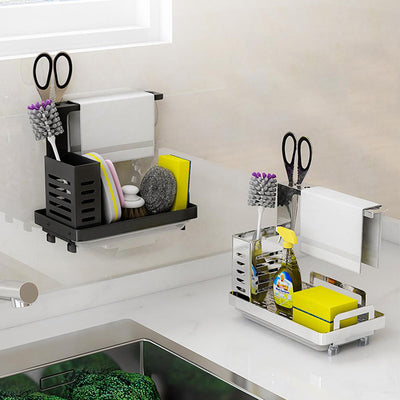 Organizador de Cocina Multifuncional con Escurridor y Estantes - Image 9