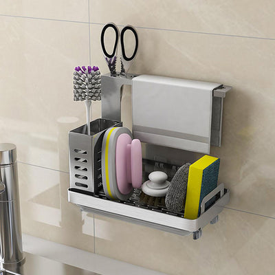 Organizador de Cocina Multifuncional con Escurridor y Estantes - Image 3