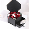 Caja de Regalo Flores de Jabón en Forma de Corazón Rojo para Novia