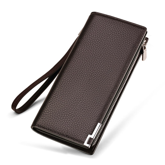 Billetera Larga para Hombre Clutch Cuero Vacuno Premium Primera Capa - Image 7
