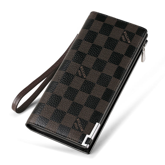 Billetera Larga para Hombre Clutch Cuero Vacuno Premium Primera Capa - Image 9