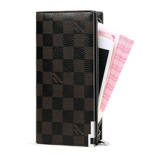 Billetera Larga para Hombre Clutch Cuero Vacuno Premium Primera Capa - Image 3