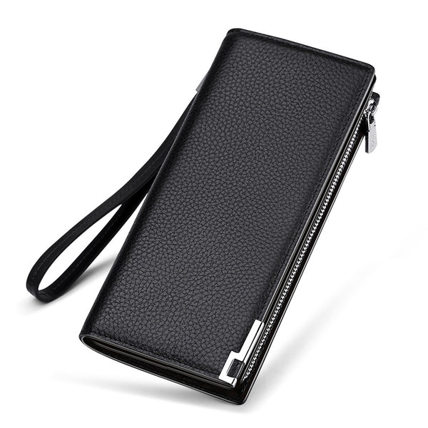 Billetera Larga para Hombre Clutch Cuero Vacuno Premium Primera Capa - Image 5