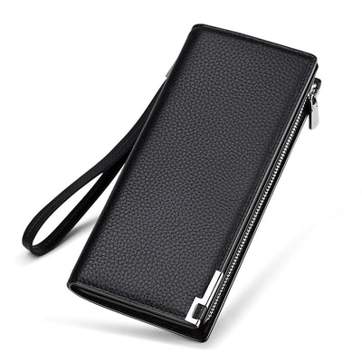 Billetera Larga para Hombre Clutch Cuero Vacuno Premium Primera Capa - Image 5