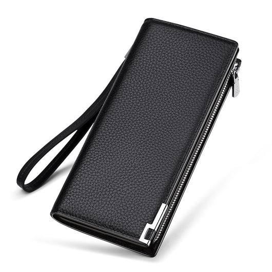 Billetera Larga para Hombre Clutch Cuero Vacuno Premium Primera Capa - Image 5