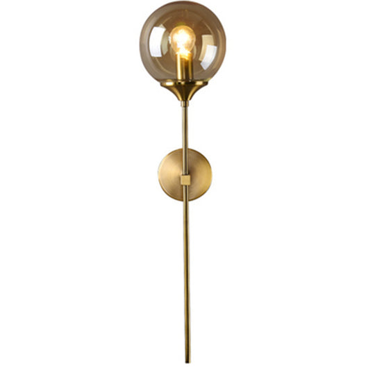 Lámpara de Pared Minimalista Vidrio y Bronce para Hoteles y Espacios Modernos - Image 5