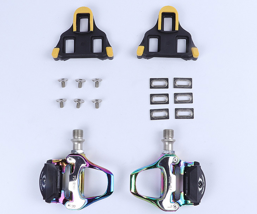 Pedales Autoblocantes SPD de Aluminio Electrochapado para Ruta - Image 9