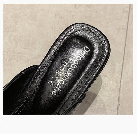 Sandalias Tipo Baotou con Tacón Medio - Cómodas y Versátiles para Verano - Image 12