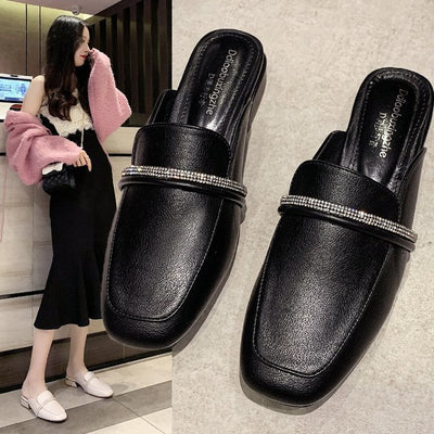 Sandalias Tipo Baotou con Tacón Medio - Cómodas y Versátiles para Verano - Image 9