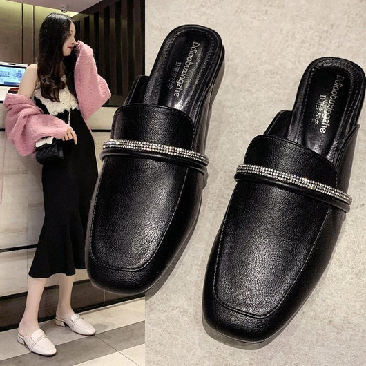 Sandalias Tipo Baotou con Tacón Medio - Cómodas y Versátiles para Verano - Image 9