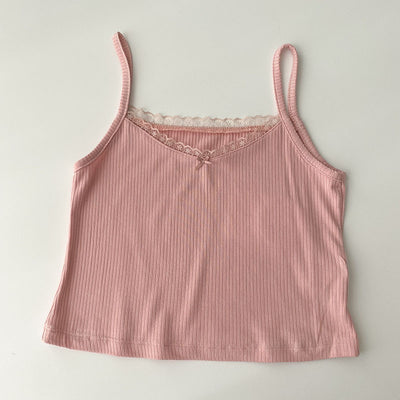Blusa Camisola Mujer Verano Encaje Vintage Ajustada - Image 3