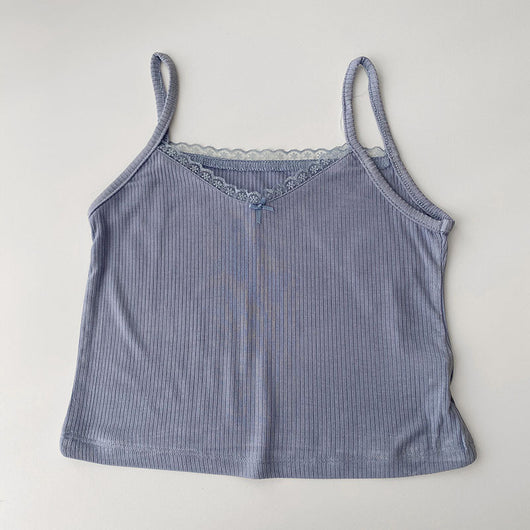 Blusa Camisola Mujer Verano Encaje Vintage Ajustada - Image 6