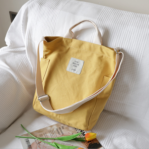 Bolsa Messenger de Lona Coreana - Diseño Minimalista y Funcional