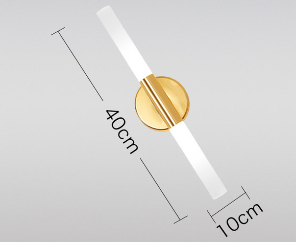 Lámparas de Pared LED Tubo Metálico Ajustables Arriba y Abajo