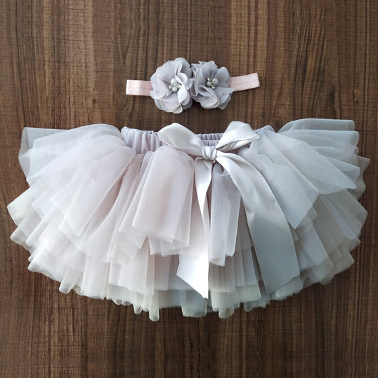 Falda Tutú Princesa para Bebé Niña 0-36 Meses - Falda de Tul Esponjosa