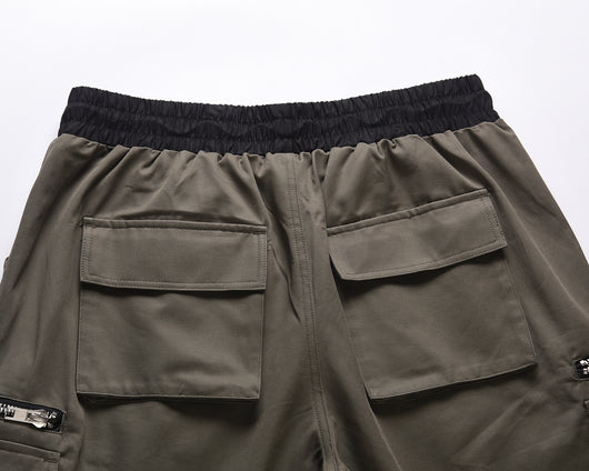 Shorts Cargo Punk Juveniles para Hombre - Diseño Industrial con Múltiples Bolsillos - Image 12