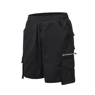 Shorts Cargo Punk Juveniles para Hombre - Diseño Industrial con Múltiples Bolsillos - Image 15