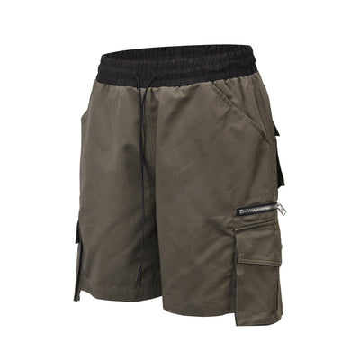 Shorts Cargo Punk Juveniles para Hombre - Diseño Industrial con Múltiples Bolsillos - Image 16