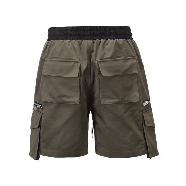 Shorts Cargo Punk Juveniles para Hombre - Diseño Industrial con Múltiples Bolsillos