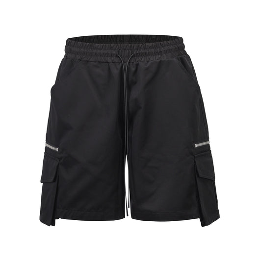 Shorts Cargo Punk Juveniles para Hombre - Diseño Industrial con Múltiples Bolsillos - Image 3