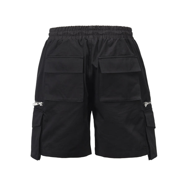 Shorts Cargo Punk Juveniles para Hombre - Diseño Industrial con Múltiples Bolsillos
