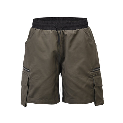 Shorts Cargo Punk Juveniles para Hombre - Diseño Industrial con Múltiples Bolsillos - Image 5