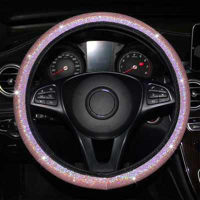 Funda Elástica para Volante con Lentejuelas Brillantes y Diseño Colorido - Image 18