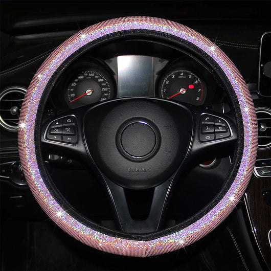 Funda Elástica para Volante con Lentejuelas Brillantes y Diseño Colorido - Image 18